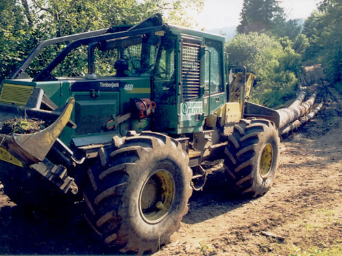 Tracteur forestier